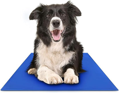 Gel Mat, Large - Pressure-Activated Cooling Pad for Pets 25-50 lbs - Non-Toxic, No Water or Refrigeration Needed - Ideal for Home, Travel & Crates
