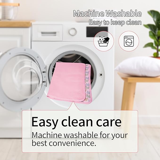 Pet Cooling Mat Cat Dog Cushion Pad Summer Cool Down Comfortable Soft for Pets and Adults (M, Pink)